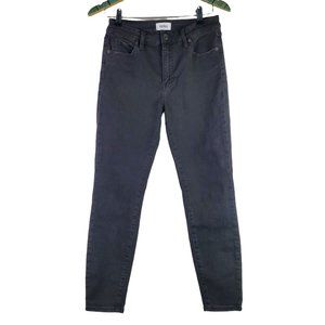 Pistola Women's Distressed Black Skinny/Ankle Jeans Sz 28